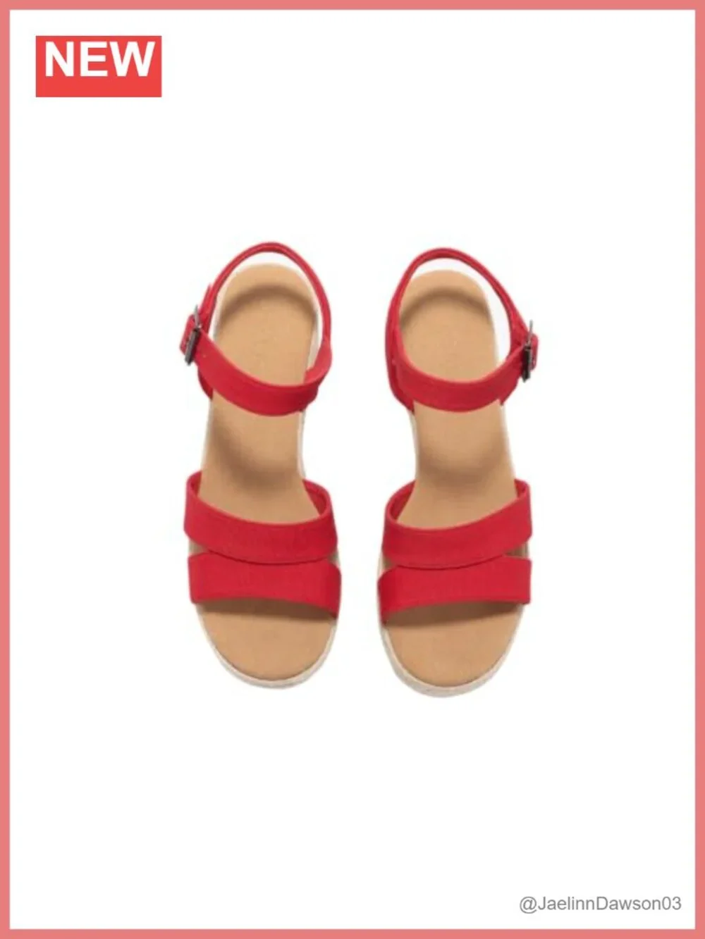 Women's Espadrille Wedge Platform Sandals Open Toe Buckle Ankle Strap Memory